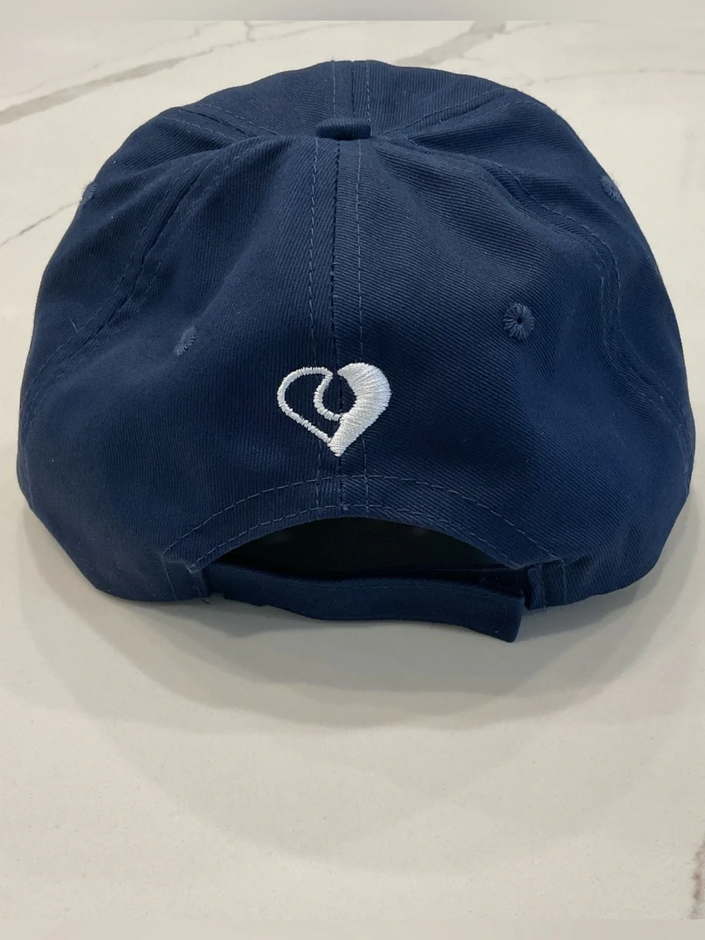 Cat Person Embroidered Navy Baseball Cap